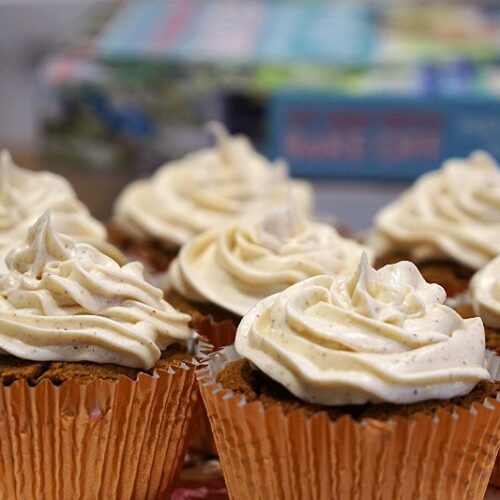 Homemade Vegan Pumpkin Spice Cupcakes